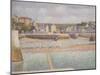 Port-En-Bessin: the Outer Harbor (Low Tide), 1888-Georges Seurat-Mounted Giclee Print