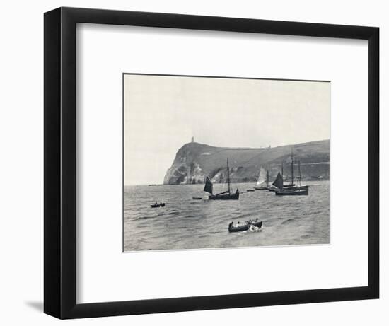'Port Erin - Bradda Head, with the Milner Tower', 1895-Unknown-Framed Photographic Print