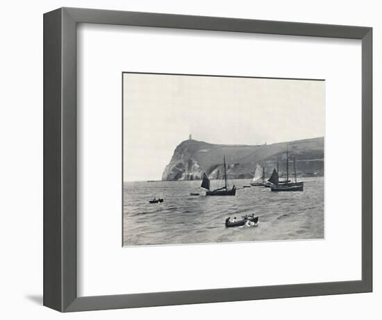 'Port Erin - Bradda Head, with the Milner Tower', 1895-Unknown-Framed Photographic Print