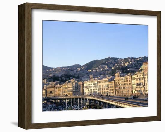 Port, Genoa (Genova), Liguria, Italy, Mediterranean-Oliviero Olivieri-Framed Photographic Print