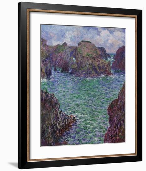 Port-Goulphar, Belle-Ile, 1887-Claude Monet-Framed Premium Giclee Print