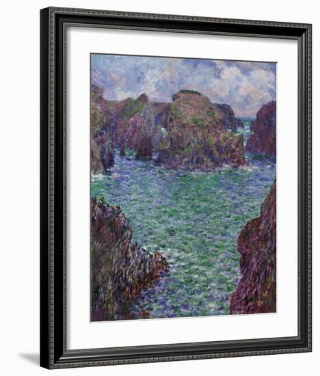 Port-Goulphar, Belle-Ile, 1887-Claude Monet-Framed Premium Giclee Print