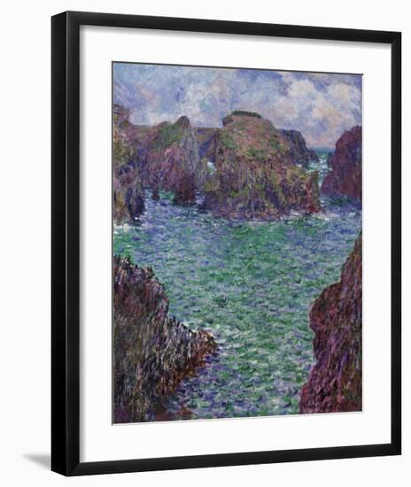 Port-Goulphar, Belle-Ile, 1887-Claude Monet-Framed Premium Giclee Print