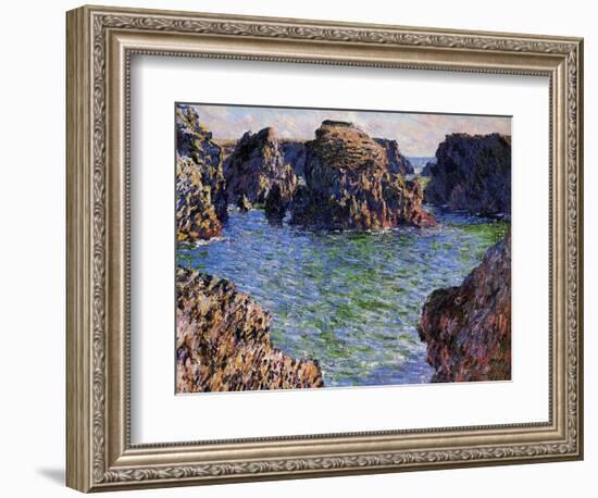 Port-Goulphar, Belle-Ile, Brittany, 1886-Claude Monet-Framed Giclee Print