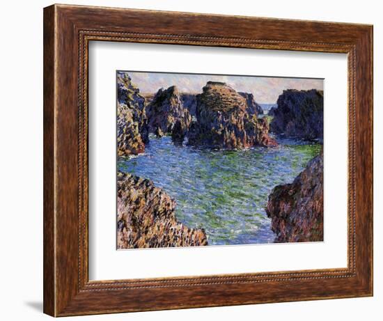 Port-Goulphar, Belle-Ile, Brittany, 1886-Claude Monet-Framed Giclee Print