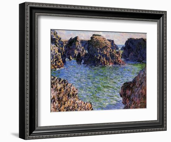 Port-Goulphar, Belle-Ile, Brittany, 1886-Claude Monet-Framed Giclee Print