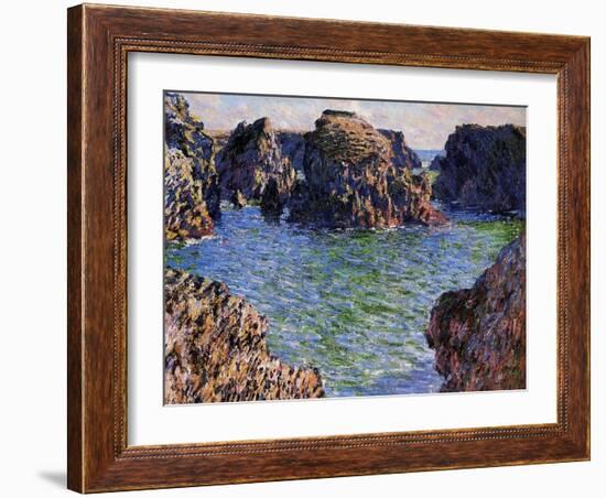 Port-Goulphar, Belle-Ile, Brittany, 1886-Claude Monet-Framed Giclee Print