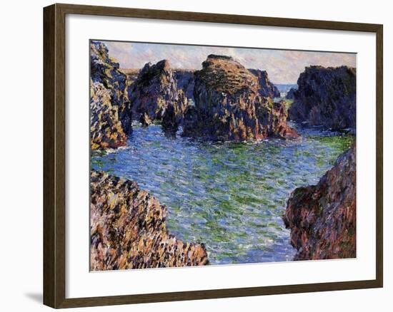 Port-Goulphar, Belle-Ile, Brittany, 1886-Claude Monet-Framed Giclee Print