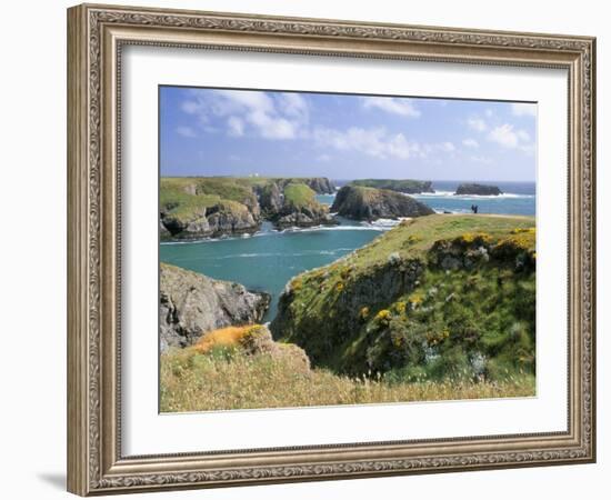 Port Goulphar, Belle Ile En Mer, Breton Islands, Morbihan, Brittany, France Europe-Bruno Barbier-Framed Photographic Print