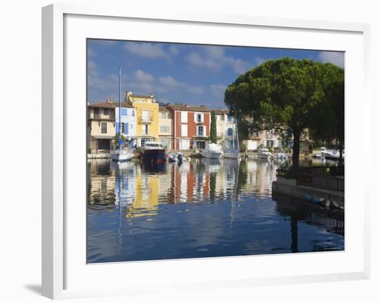 Port Grimaud, Nr St Tropez, Cote d'Azur, France-Peter Adams-Framed Photographic Print