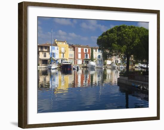 Port Grimaud, Nr St Tropez, Cote d'Azur, France-Peter Adams-Framed Photographic Print