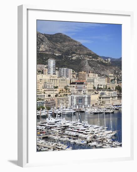 Port Hercule, Harbor, Monte Carlo, Monaco, Cote D'Azur, Mediterranean, Europe-Wendy Connett-Framed Photographic Print