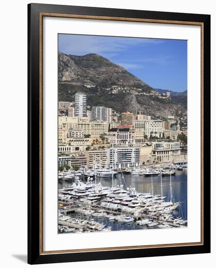 Port Hercule, Harbor, Monte Carlo, Monaco, Cote D'Azur, Mediterranean, Europe-Wendy Connett-Framed Photographic Print