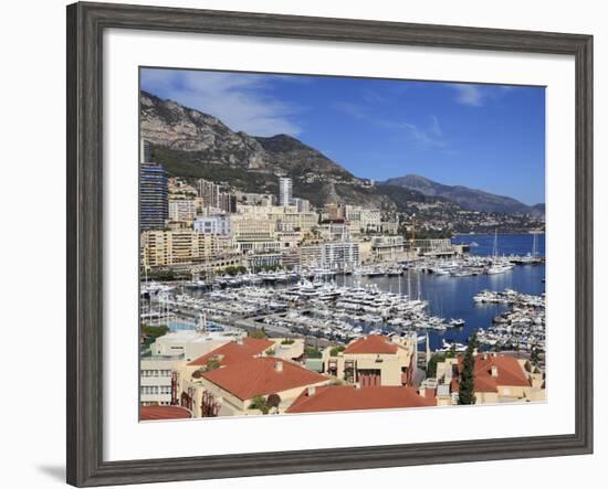 Port Hercule, Monte Carlo, Monaco, Cote D'Azur, Mediterranean, Europe-Wendy Connett-Framed Photographic Print