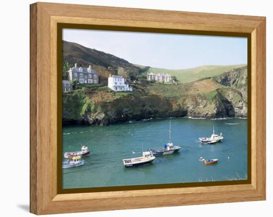 Port Isaac, Cornwall, England, United Kingdom-Adam Woolfitt-Framed Premier Image Canvas