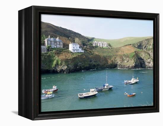 Port Isaac, Cornwall, England, United Kingdom-Adam Woolfitt-Framed Premier Image Canvas