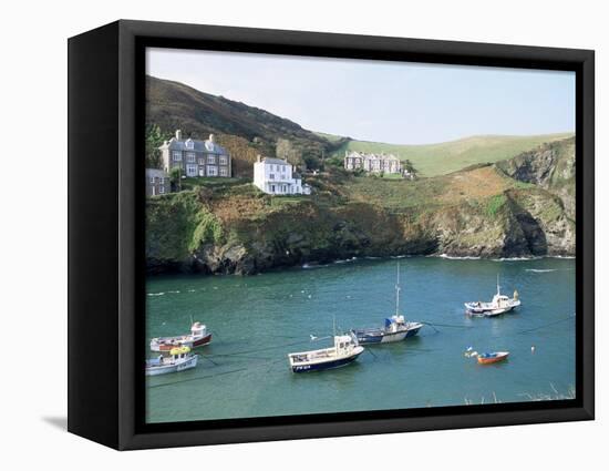 Port Isaac, Cornwall, England, United Kingdom-Adam Woolfitt-Framed Premier Image Canvas