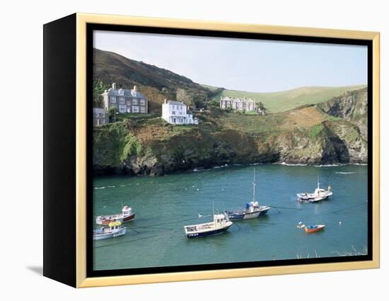 Port Isaac, Cornwall, England, United Kingdom-Adam Woolfitt-Framed Premier Image Canvas