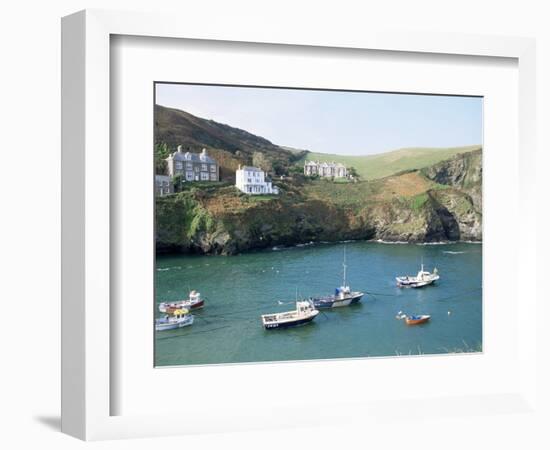 Port Isaac, Cornwall, England, United Kingdom-Adam Woolfitt-Framed Photographic Print