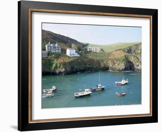 Port Isaac, Cornwall, England, United Kingdom-Adam Woolfitt-Framed Photographic Print