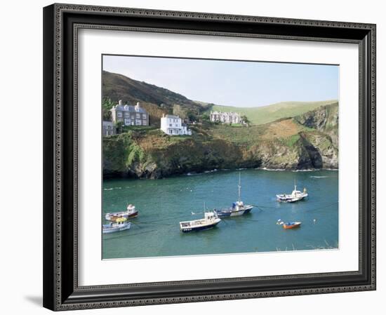 Port Isaac, Cornwall, England, United Kingdom-Adam Woolfitt-Framed Photographic Print