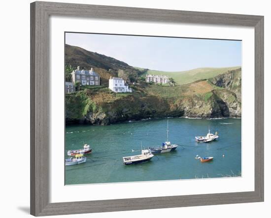 Port Isaac, Cornwall, England, United Kingdom-Adam Woolfitt-Framed Photographic Print