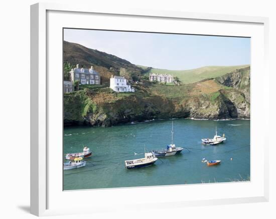 Port Isaac, Cornwall, England, United Kingdom-Adam Woolfitt-Framed Photographic Print