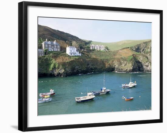 Port Isaac, Cornwall, England, United Kingdom-Adam Woolfitt-Framed Photographic Print