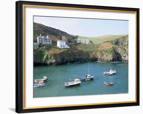 Port Isaac, Cornwall, England, United Kingdom-Adam Woolfitt-Framed Photographic Print