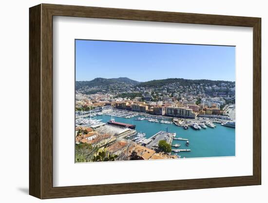 Port Lympia, Nice, Alpes-Maritimes, Cote d'Azur, Provence, French Riviera, France, Mediterranean, E-Fraser Hall-Framed Photographic Print