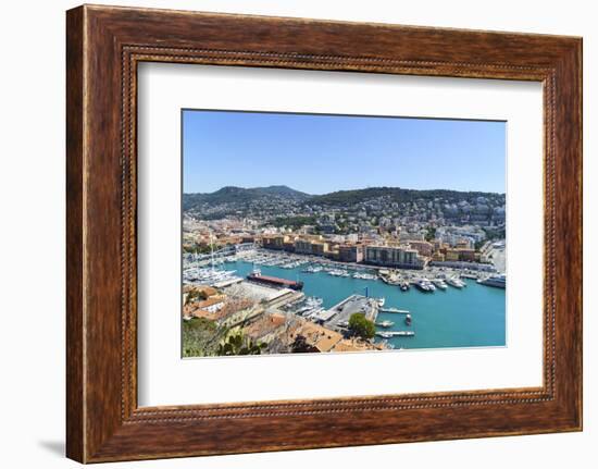 Port Lympia, Nice, Alpes-Maritimes, Cote d'Azur, Provence, French Riviera, France, Mediterranean, E-Fraser Hall-Framed Photographic Print