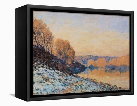 Port-Marly, White Frost, 1872-Alfred Sisley-Framed Premier Image Canvas