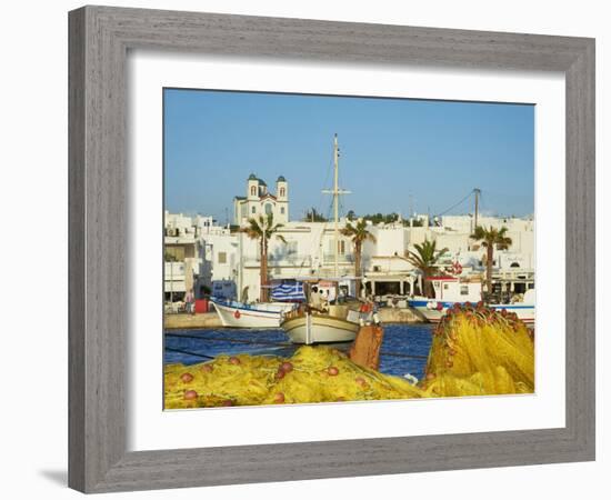 Port, Naoussa, Paros, Cyclades, Aegean, Greek Islands, Greece, Europe-Tuul-Framed Photographic Print