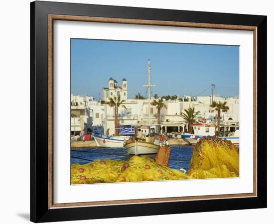 Port, Naoussa, Paros, Cyclades, Aegean, Greek Islands, Greece, Europe-Tuul-Framed Photographic Print