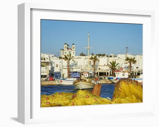 Port, Naoussa, Paros, Cyclades, Aegean, Greek Islands, Greece, Europe-Tuul-Framed Photographic Print