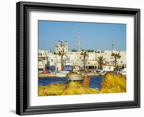 Port, Naoussa, Paros, Cyclades, Aegean, Greek Islands, Greece, Europe-Tuul-Framed Photographic Print