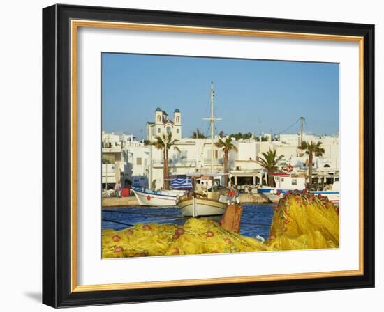 Port, Naoussa, Paros, Cyclades, Aegean, Greek Islands, Greece, Europe-Tuul-Framed Photographic Print