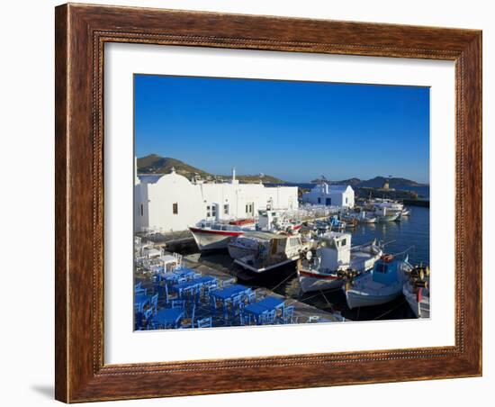 Port, Naoussa, Paros, Cyclades, Aegean, Greek Islands, Greece, Europe-Tuul-Framed Photographic Print