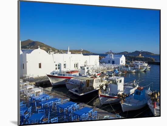 Port, Naoussa, Paros, Cyclades, Aegean, Greek Islands, Greece, Europe-Tuul-Mounted Photographic Print