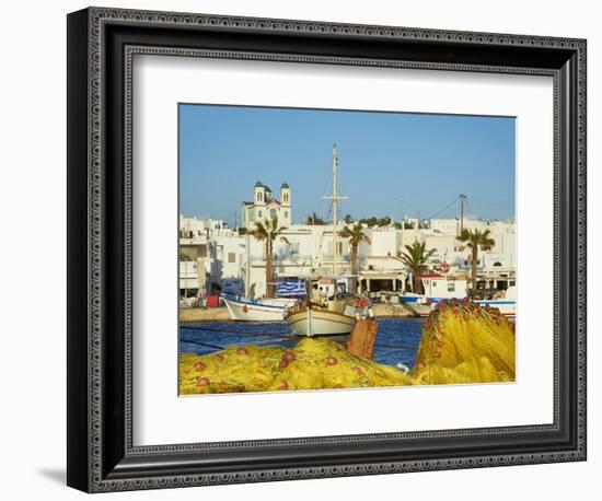 Port, Naoussa, Paros, Cyclades, Aegean, Greek Islands, Greece, Europe-Tuul-Framed Photographic Print