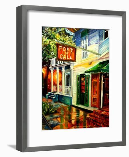 Port of Call in New Orleans-Diane Millsap-Framed Premium Giclee Print
