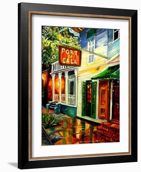 Port of Call in New Orleans-Diane Millsap-Framed Premium Giclee Print