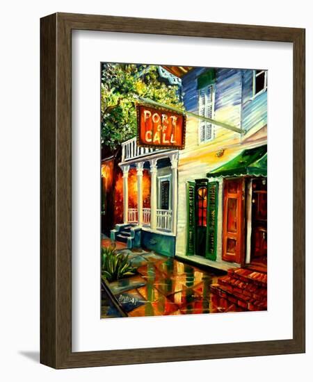 Port of Call in New Orleans-Diane Millsap-Framed Premium Giclee Print