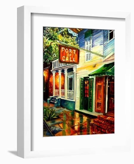 Port of Call in New Orleans-Diane Millsap-Framed Premium Giclee Print