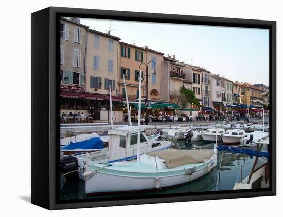 Port of Cassis, France-Marilyn Dunlap-Framed Stretched Canvas