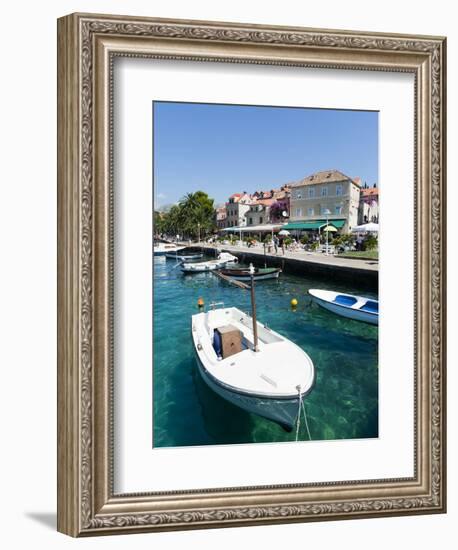 Port of Cavtat, Dubrovnik-Neretva County, Croatia, Europe-Emanuele Ciccomartino-Framed Photographic Print