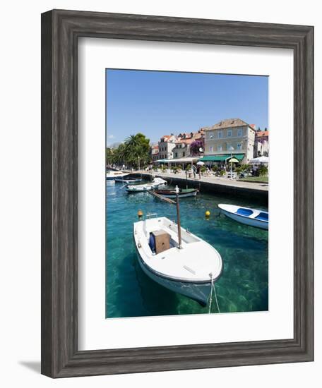 Port of Cavtat, Dubrovnik-Neretva County, Croatia, Europe-Emanuele Ciccomartino-Framed Photographic Print