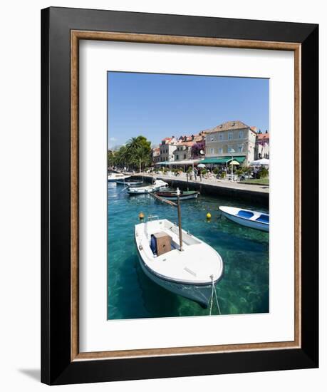 Port of Cavtat, Dubrovnik-Neretva County, Croatia, Europe-Emanuele Ciccomartino-Framed Photographic Print