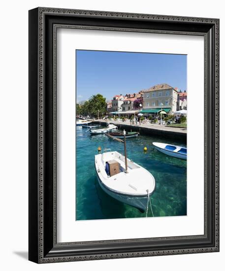 Port of Cavtat, Dubrovnik-Neretva County, Croatia, Europe-Emanuele Ciccomartino-Framed Photographic Print