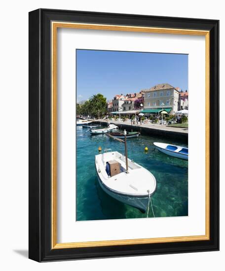 Port of Cavtat, Dubrovnik-Neretva County, Croatia, Europe-Emanuele Ciccomartino-Framed Photographic Print